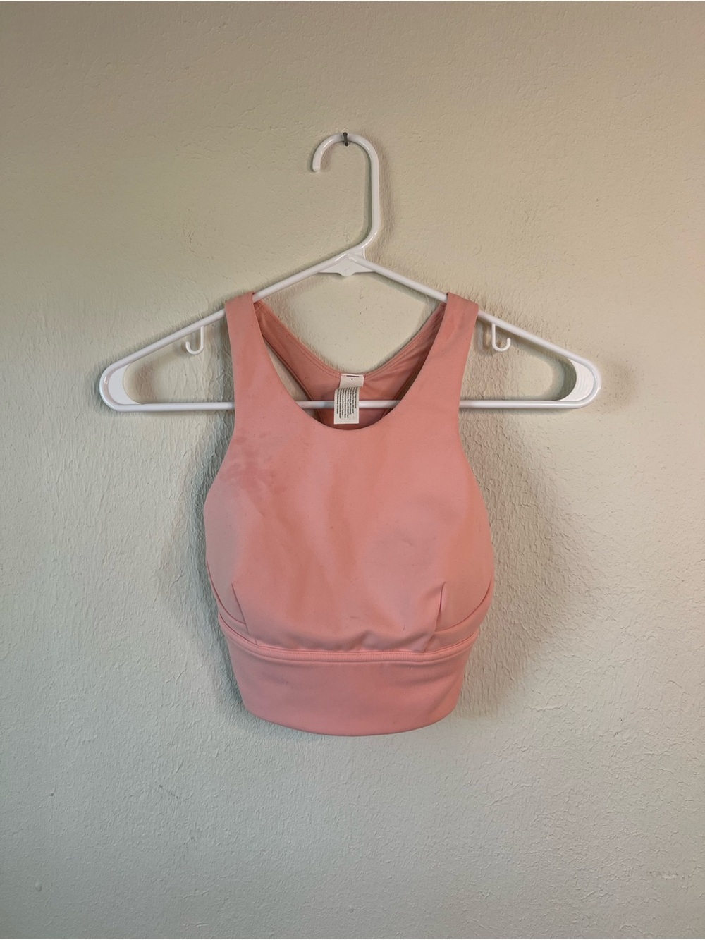 Pink Lululemon Bra w/ padded cups